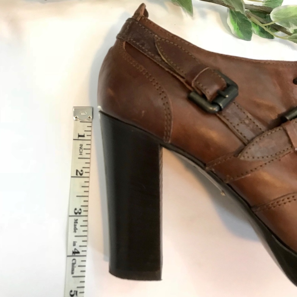 Barneys New York Co-op Brown Ankle Booties - Picture 3 of 8